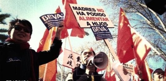 spanielsko bbva protest