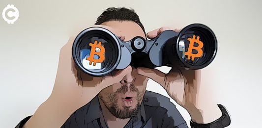 bitcoin BTC dalekohled